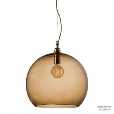 Ebb & Flow LA101756 — Потолочный подвесной светильник Rowan Pendant Lamp - Chestnut Brown - 39 см