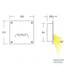 I-LED 92238 — Настенный встраиваемый  светильник Tape, белый