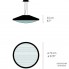 LZF CERV AT BK LED DIM0-10V 29 Black-Grey — Потолочный подвесной светильник Cervantes