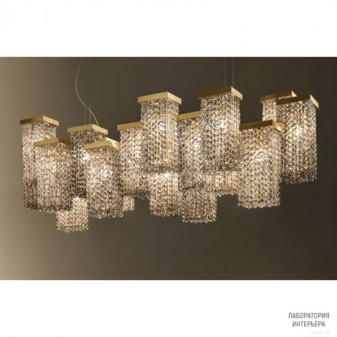 Masiero SKYLINE S20 G14 CUT CRYSTAL — Потолочный подвесной светильник DIMORE SKYLINE