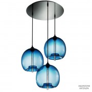 Niche Modern CIRCULAR-3-STAMEN-Sapphire — Потолочный подвесной светильник MODERN CHANDELIER