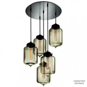 Niche Modern CIRCULAR-5-TURRET-Smoke — Потолочный подвесной светильник MODERN CHANDELIER