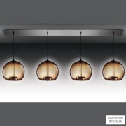 Niche Modern LINEAR-4-STAMEN-Chocolate — Потолочный подвесной светильник MODERN CHANDELIER