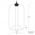 Niche Modern POD-Amber — Потолочный подвесной светильник MODERN PENDANT LIGHT