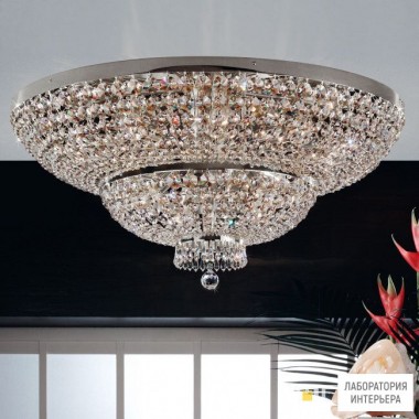 Orion DLU 2388 18 120 chrom (18xE27) — Потолочный накладной светильник Sheraton ceiling light, 120cm, chrome finish