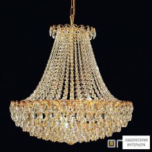 Orion LU 2257 8 60 gold Spectra (8xE27) — Потолочный подвесной светильник classic empire crystal chandelier, dia. 60cm, 24K gold plated