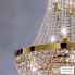 Orion LU 2388 15 70 gold (15xE27) — Потолочный подвесной светильник Sheraton chandelier, 70cm, 24K gold plated