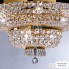 Orion LU 2388 15 70 gold (15xE27) — Потолочный подвесной светильник Sheraton chandelier, 70cm, 24K gold plated