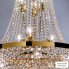 Orion LU 2388 15 70 gold (15xE27) — Потолочный подвесной светильник Sheraton chandelier, 70cm, 24K gold plated