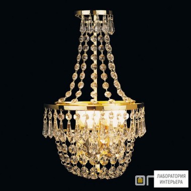 Orion WA 2-782 2 gold (2xE14) — Настенный накладной светильник Sheraton wall light, 2 lamps, 24K gold plated