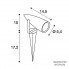 SLV 227505 — Уличный встраиваемый в грунт светильник SYNA